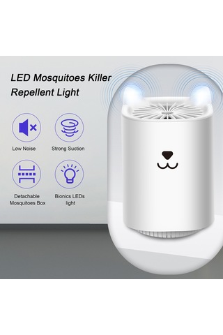 Skycity Beyaz Usb Dc 5v 5w Led Uv Işıkli Photokatalitik Kompakt Kovucu Aleti - Köpek/kare Şekli Seçenekli