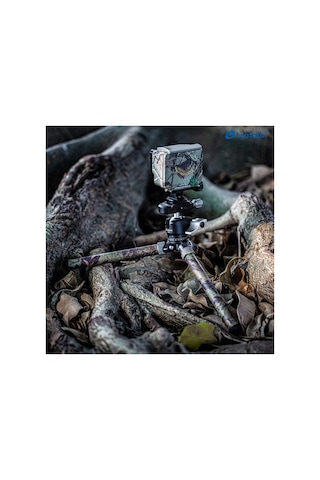 Mt-02c+lh-22 Karbon Fiber Mini Tripod Kamuflaj