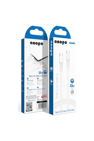 Type-c To Type-c Pd 25w Hızlı Şarj Ve Data Kablosu 100cm - P5