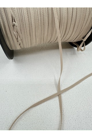 4 Mm Askılık Grogren Şerit 5 Metre - Bej