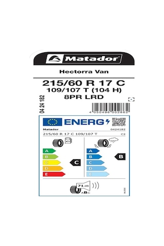 Matador 215/60 R17c 109/107t 104h Hectorra Van 8p Yaz Lastiği 2026