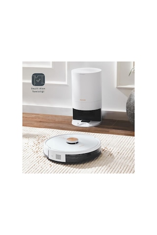 Homend Alex Laser Power 1284h Toz Hazneli Moplu 3 In 1 Akıllı Robot Süpürge (Teşhir)