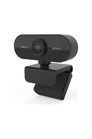 Ranyeek Siyah 1080p Usb 2.0 Webcam, Mikrofonlu, 1.3m Kablolu, Klips Montaj, Plug&play - Video Konferans, Ders, Canlı Yayın İçin