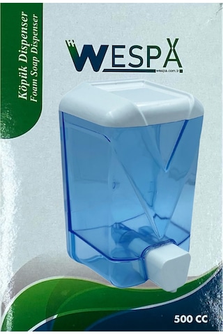 Wespa Plastik Şeffaf Köpük Sabun Dispenseri 500 ml.
