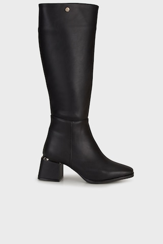 Pierre Cardin Bayan Çizme Pc54986 Siyah Cilt Siyah Cilt