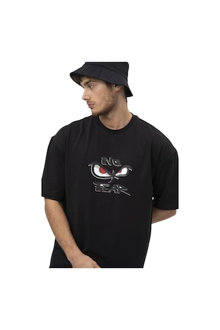 United Colors of Benetton Erkek Penye T-shirt Nfr-m50045 SIYAH