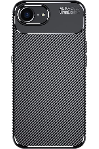 Apple Uyumlu iPhone 17e Kılıf Zore Negro Silikon Kapak - Siyah