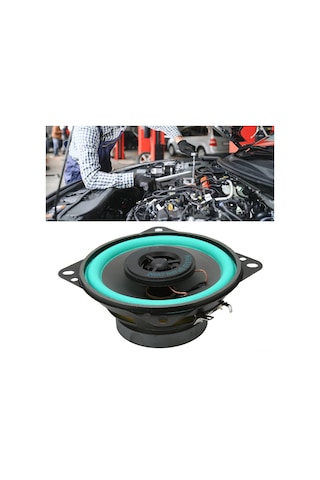 Geeroyoo 100w 4 İnçli Oto Hoparlör, Dış Mıknatıslı, 90db Hassasiyet, 90hz-20khz Frekans Aralığı, Araba Ses Sistemi İçin Coaxial Oto Ses Hoparlörü