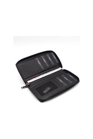 Pierre Cardin Floater Siyah Unisex Deri Cüzdanı Ft11056 Siyah