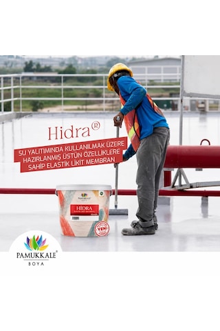 Pamukkale Hidra Elyaflı Likit Su Yalıtım Boyası 2.5 Lt Ral 7035 Açık Gri