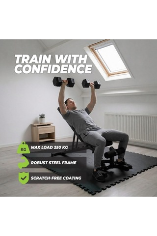 Ayarlanabilir Fitness Bankı Pro Siyah