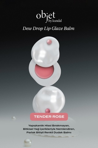 Kundal Dew Drop Lip Glaze Balm Tender Rose