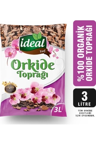 Orkide Toprağı 3 Litre Kök Çürütmeyen, Hava Geçirgen Özel Orkide Harcı Canlı Ve Sağlıklı Orkideler 3 Orkide Toprağı 3 Litre Kök Çürütmeyen, Hava Geçirgen Özel Orkide Harcı Canlı Ve Sağlıklı Orkideler 3