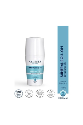 Celenes By Sweden Thermal Beyazlatıcı Etki Roll-On Deodorant 75 ML