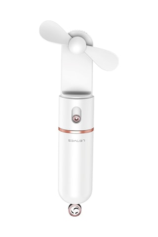 Lenyes Lhf12 Powerbank Özellikli 3 Kademeli Portatif Soğutucu El Fanı Beyaz