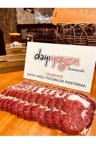 Dayı Yeğen Çemensiz Orta Yağlı Tütünlük Pastırma 500 G