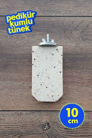 Foxy Pedikür Papağan Tüneği 10 cm Kumlu Zımpara Tünek - Sultan, Muhabbet, Lori, Monk, Sevda, Forpus