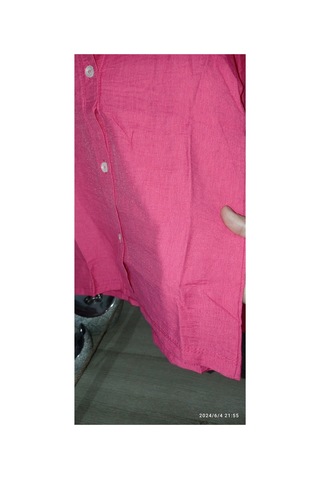 Azra 3lu Keten Takım Pembe