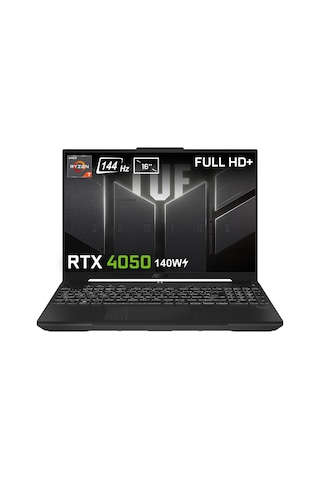 Asus TUF Gaming A16 FA607NUG-RL209D1 R7-7445HS 16 GB 512 SSD RTX4050 16" W11P Dizüstü Bilgisayar