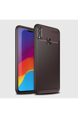 Huawei Honor 8x Kılıf Zore Negro Silikon Kapak Siyah