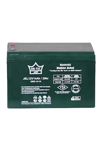 12 V 14 Amper Motor Aküsü