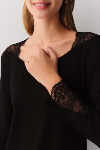 Suwen Dragon Pijama Takımı Sh26231660012 Siyah