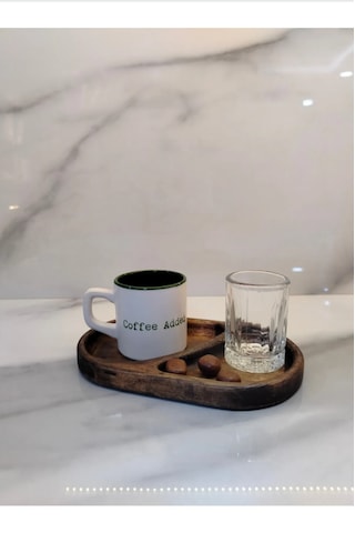 3 Lü Ahşap Md Fincan Seti 95ml