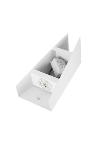 Wezone Dayanıklı Demir Led Duvar Lambası - 90-260v, 10w, Islak Işık, Kolay Kurulum, Koridor/yatak Odası Uygun Diğer