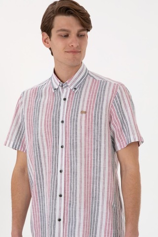 U.s. Polo Assn. Erkek Gömlek 2105265 Kırmızı