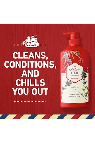Old Spice Relax With Lavender 2in1 Şampuan ve Saç Kremi 650ML