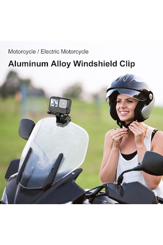 Puluz Motosiklet Ön Cam Aksiyon Kamera Montaj Klipsi