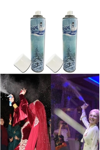 12li Kar Köpüğü Spreyi, Eriyen Kar, Parti Köpük Karı Kına Bride