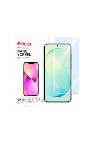 Samsung Galaxy S26 Fe İle Uyumlu Ekran Koruyucu Sm-s741b Nano Parlak 9h Kırılmaz Esnek Cam Çizilmeye Dayanıklı Şeffaf