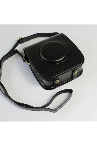 Cbtx Fuji Instax Square Sq20 Pu Deri Kamera Koruyucu Kapak - Siyah