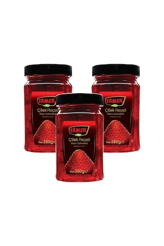 Tamek Çilek Reçeli 3 x 380 G