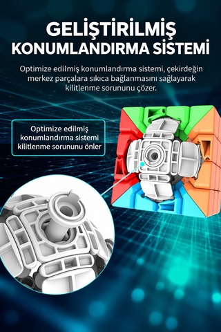 Moyu Mfjs Meilong 4x4 Küp Robot Seti Robot Standlı Zeka Küpü Mf8966 12,5 Cm