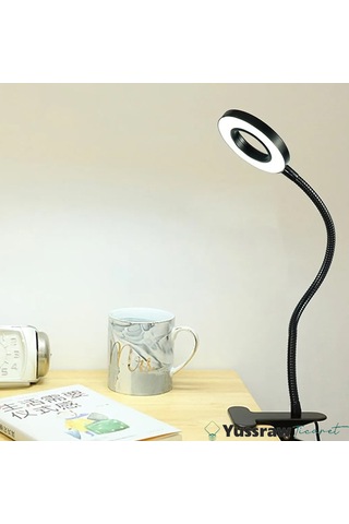 Çok Fonksiyonlu Akrobat Masa Lambası Şiddeti Ayarlanabilir 3 Farklı Işık Rengi Siyah G