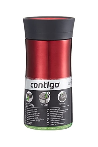 Üniseks Pinnacle Snapseal Termo Paslanmaz Çelik Yalıtımlı Kupa,kırmızı,300 Ml,modern Çok Renkli