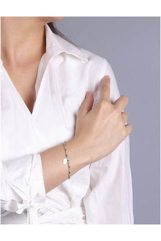 Diamond Line - Gülaylar - Sarı Altın 14 Ayar Toplu Bileklik Standart N11.21782 Sarı Altın