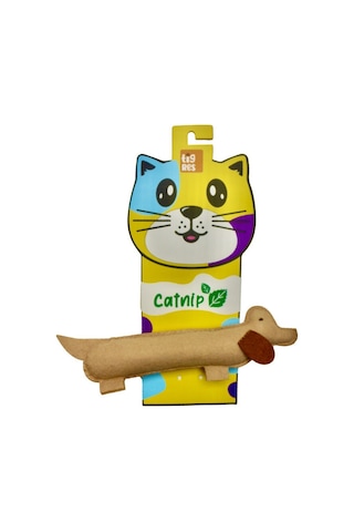 Tigres Venator Catnipli Köpek Şeklinde Kedi Oyuncağı