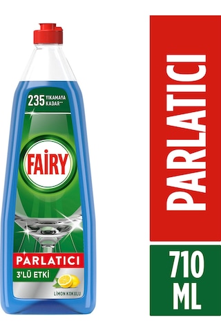 Fairy 3’lü Etki Bulaşık Makinesi Parlatıcısı, Sıvı, Limon Kokulu,