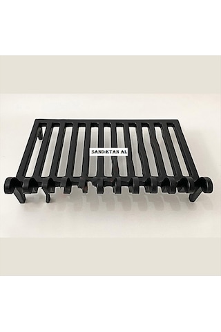 Döküm Izgara Şömine Izgarası 53 Cm X 35Cm X 53 Cm 12 Li Izgara Küllüklü