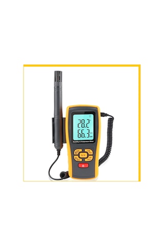 Rz Gm1361 Büyük Lcd Çift Ekranlı Nem Sıcaklık Ölçer