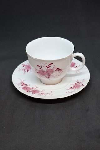 Seltmann Weiden Pembe Çiçekli Vintage Çay Fincanı 2 Parça 210 Ml Pembe