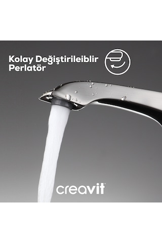 Creavit Avangart Lavabo Armatürü Altın Bt.ag1500g