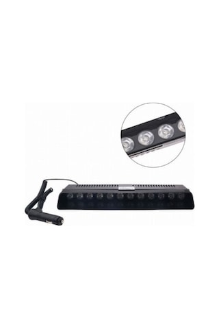 S12 Ledli Cam Içi Çakar Vantuzlu Çakar Lamba Sarı-Sarı