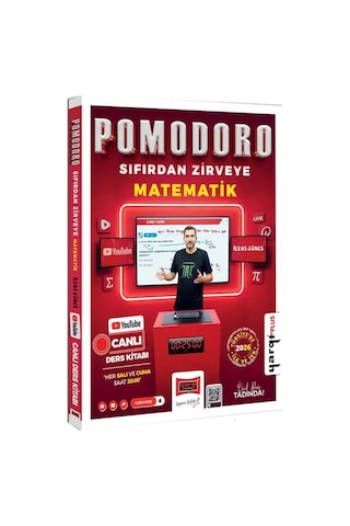 Yargı Pomodoro Sıfırdan Zirveye Kpss Ales Dgs Meb Ags Tyt Ayt Matematik Canlı Ders Kitabı Yargı Pomodoro Sıfırdan Zirveye Kpss Ales Dgs Meb Ags Tyt Ayt Matematik Canlı Ders Kitabı