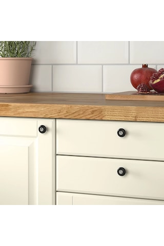 Ikea Klıngstorp 2'li Mobilya Kulpu 30 Mm Siyah - Krom