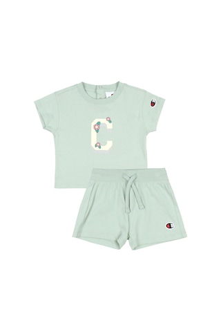 Champıon Bebek Şort T-shırt Takım 405117-gs129 Yeşil
