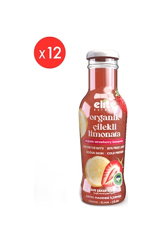 12'li Organik Çilekli Limonata 250 Ml